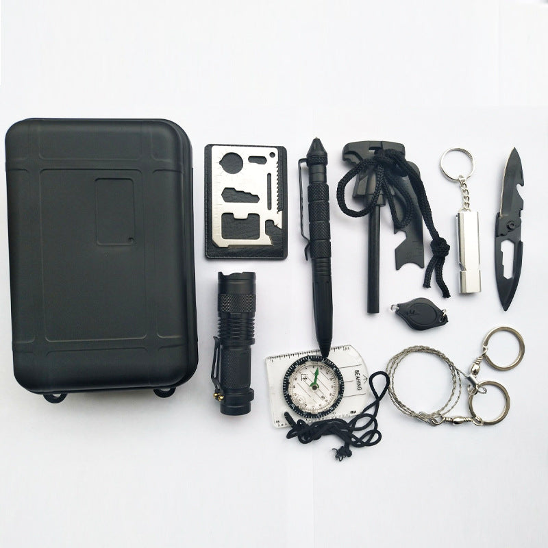 Survival Tool Set for Outdoor Emergency and Travel