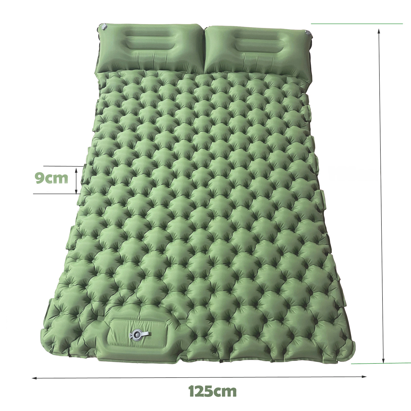 Inflatable Double Camping Mattress for Outdoor Use
